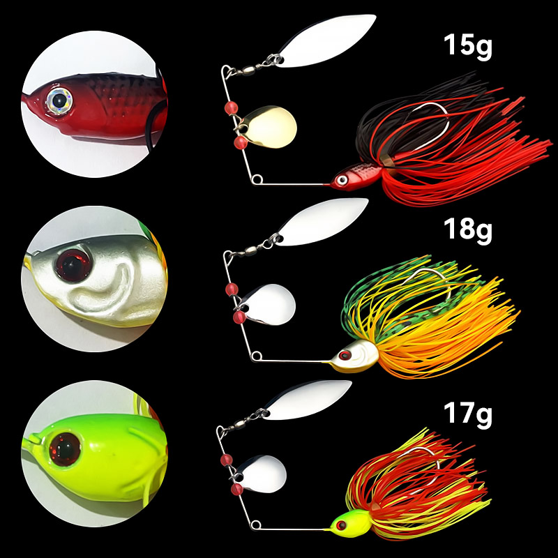 Bazooka 15g 18g Spinnerbait Fi - огляд і ціна Fishing Lure Jerkbait