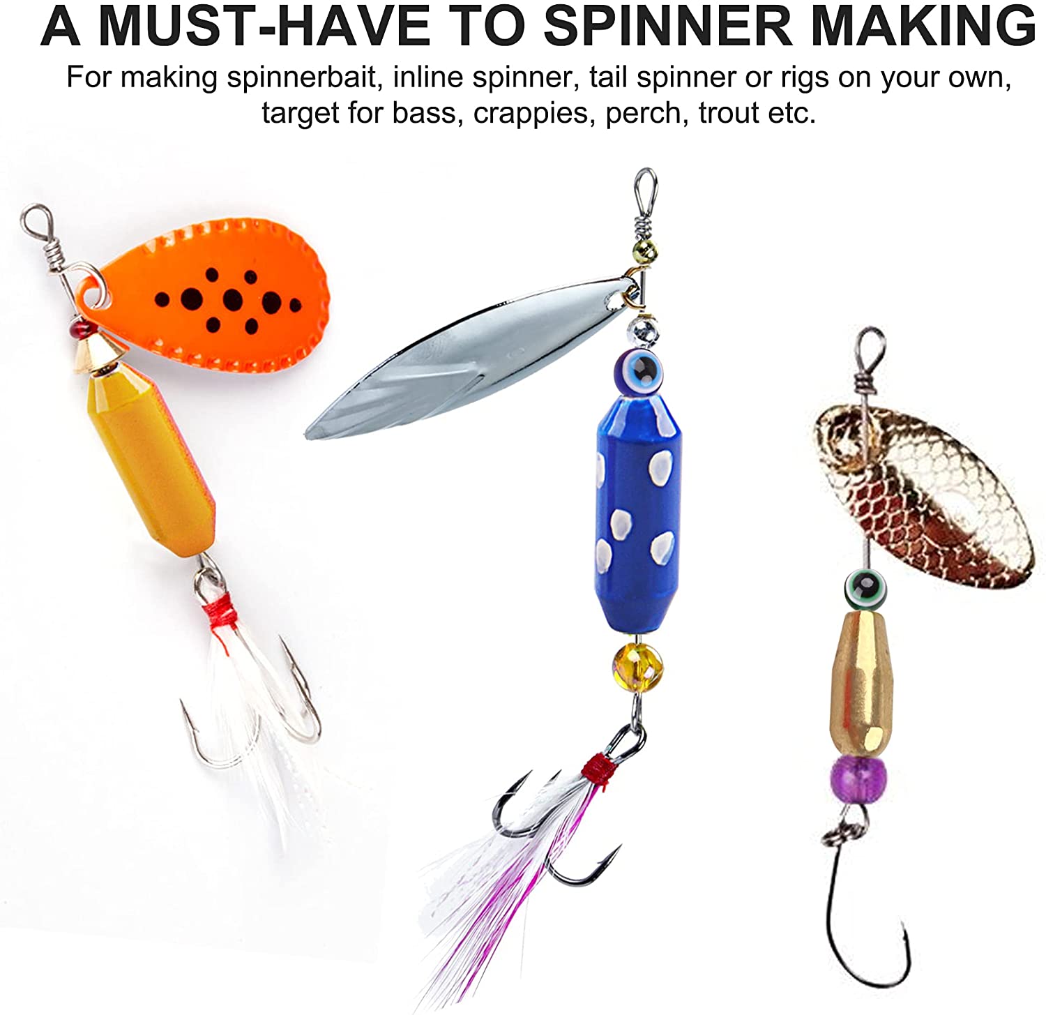 10pcs Fishing Brass Spinner Lu - огляд і ціна Fishing Lure Accessories