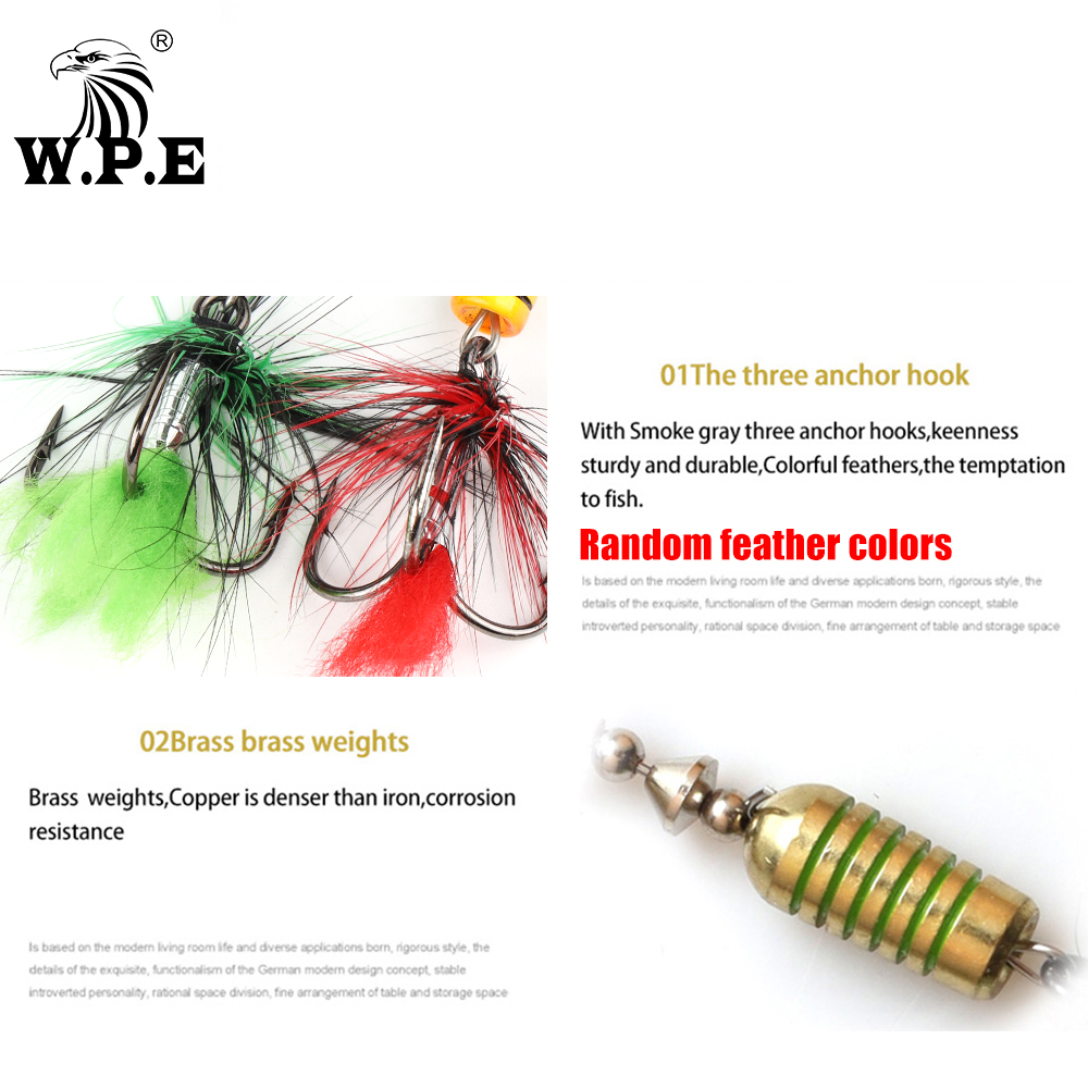 W.P.E KOMODO Spinner Lure 2pcs - огляд і ціна Fishing Lure Spoon
